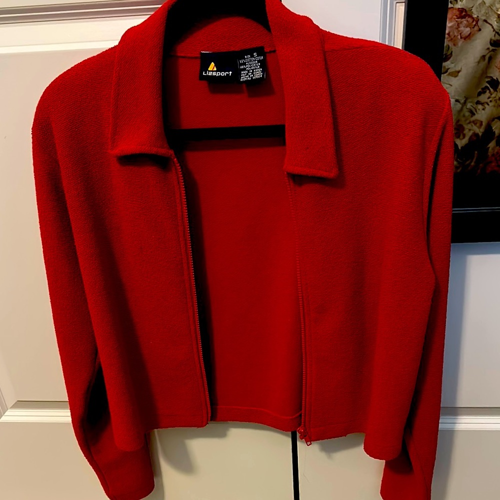 LeSport Red Zip-Up Jacket